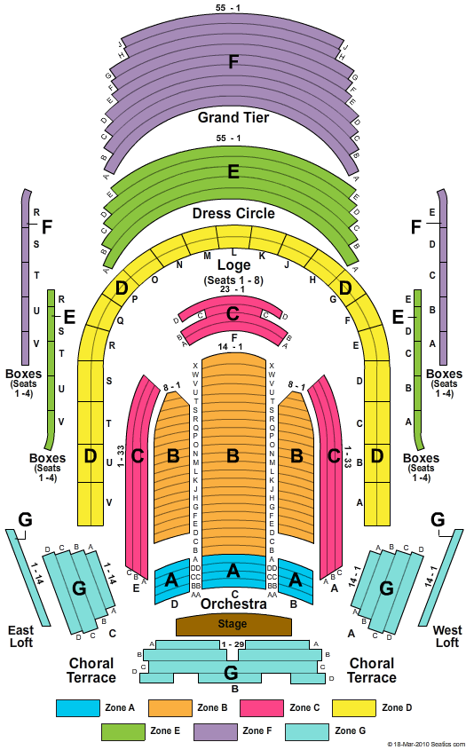 Fort Worth Symphony Seating Chart